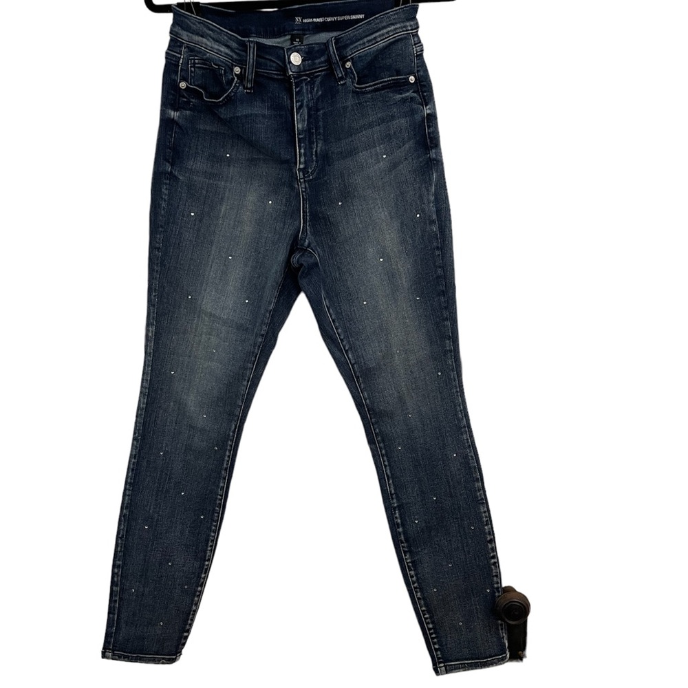 NY&Co High waist curvy jeans with rhinestones